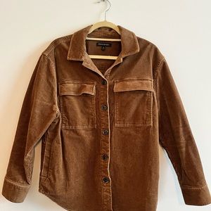 Banana Republic Womens Corduroy Shirt Jacket